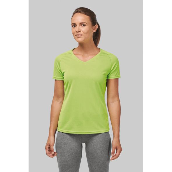 ProAct | T-shirt de sport col V manches courtes femme